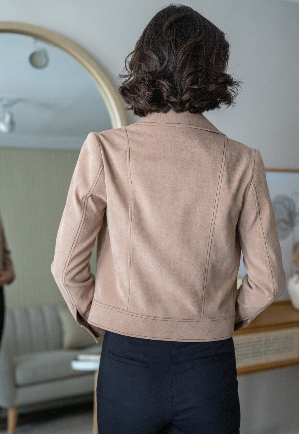 Afrika Madera Cropped Jacket