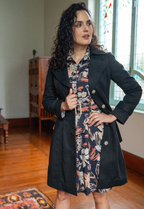 Naomi Black Trench Coat