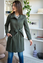 Santos Green Trench Coat