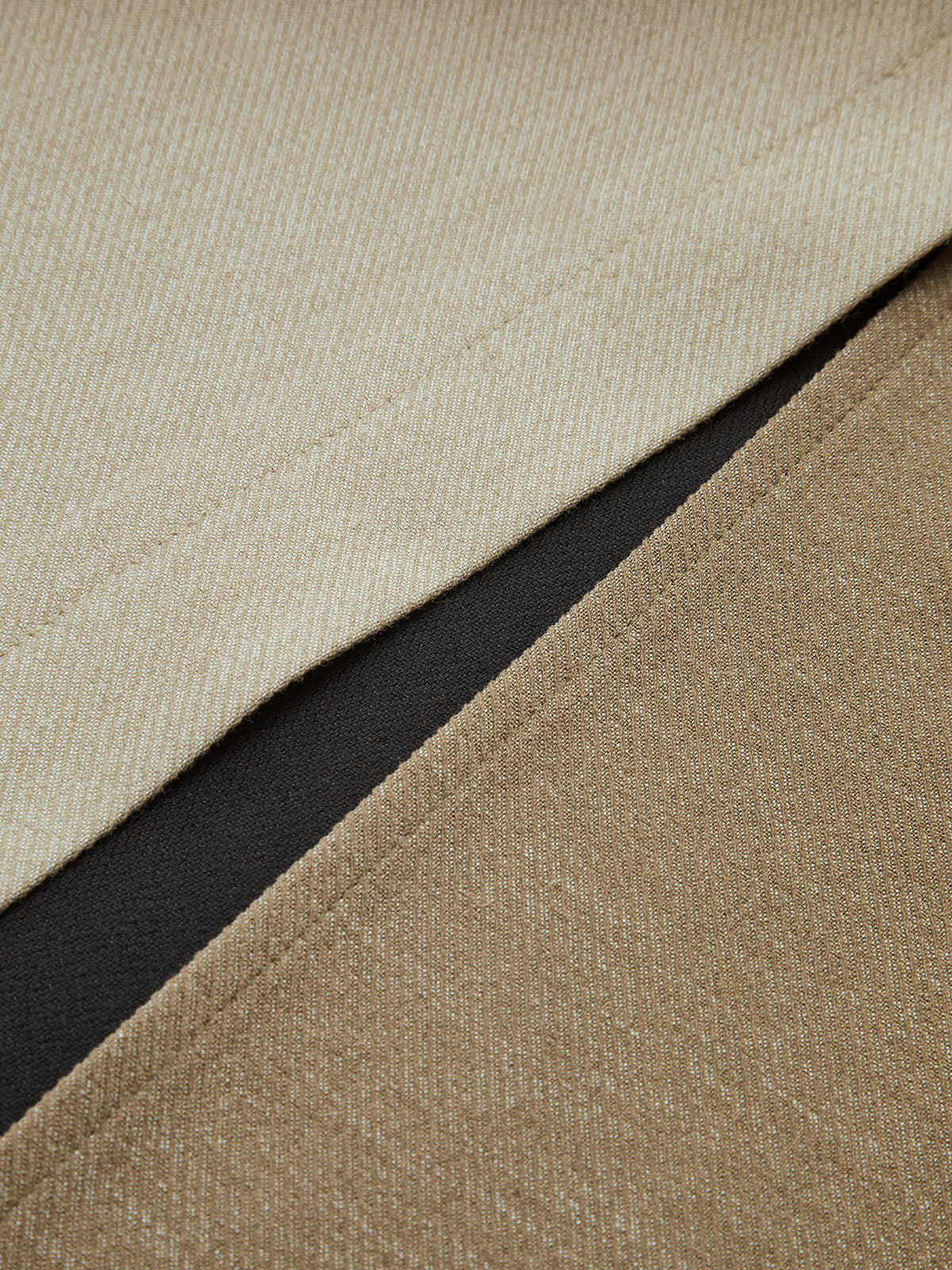 Two-Tone Paneled Flared Pants