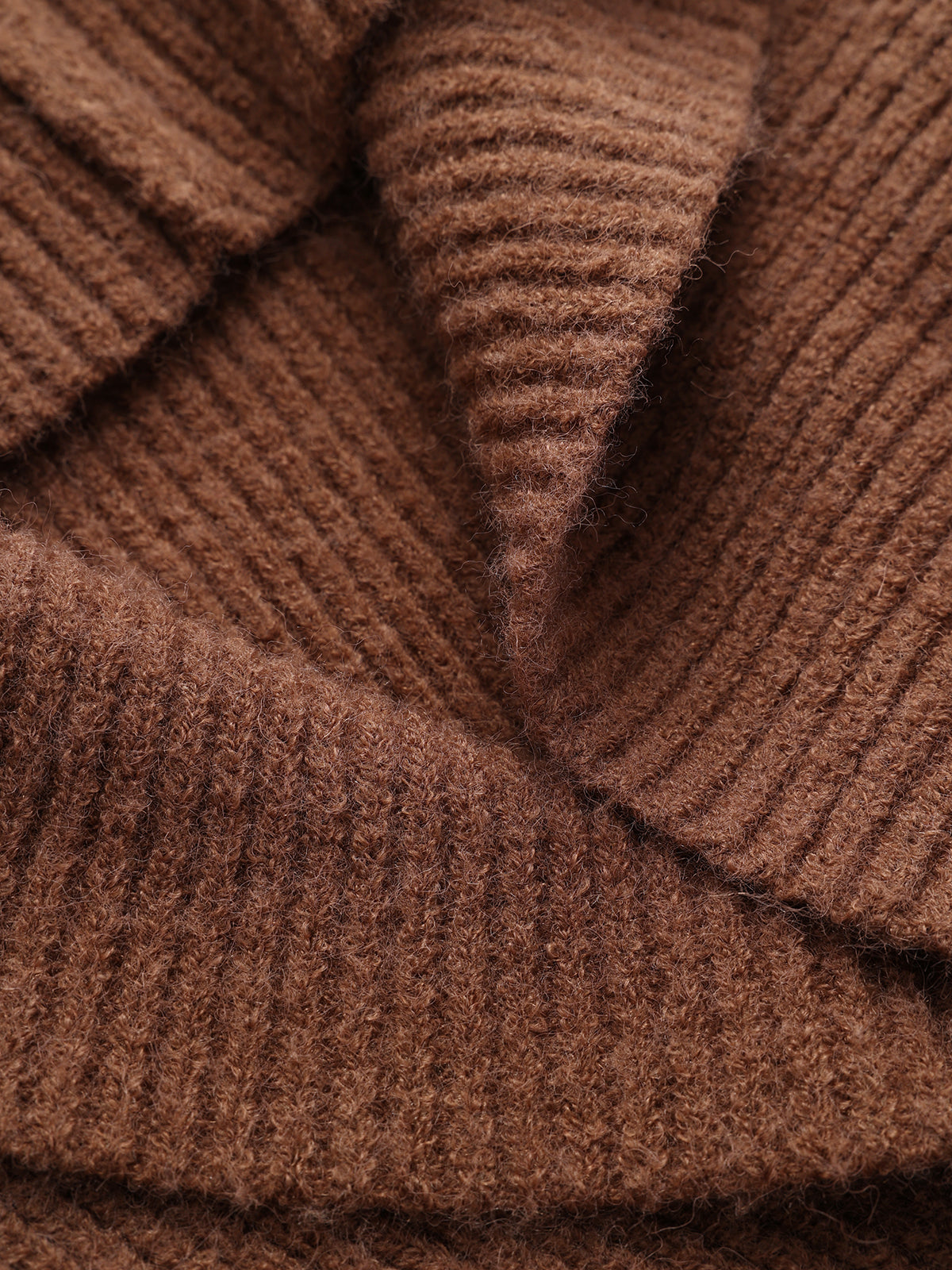 Ribbed Knit Cropped Shawl Collar Cardigan