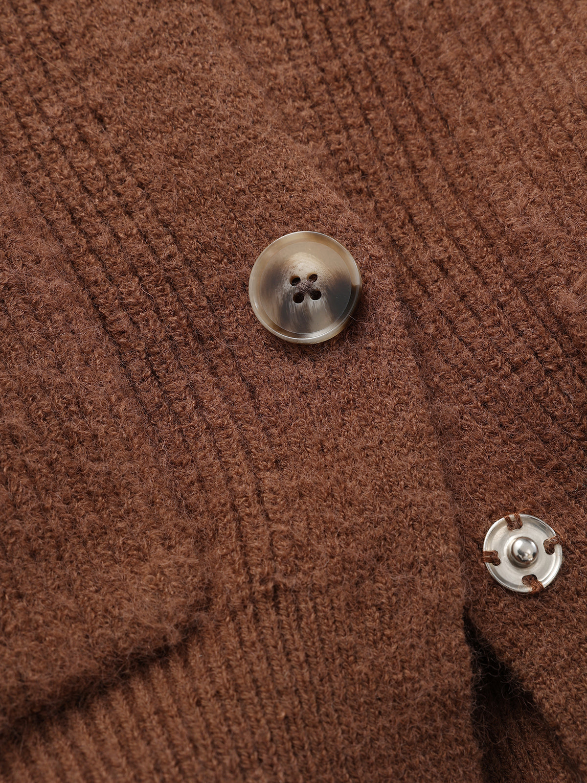 Ribbed Knit Cropped Shawl Collar Cardigan