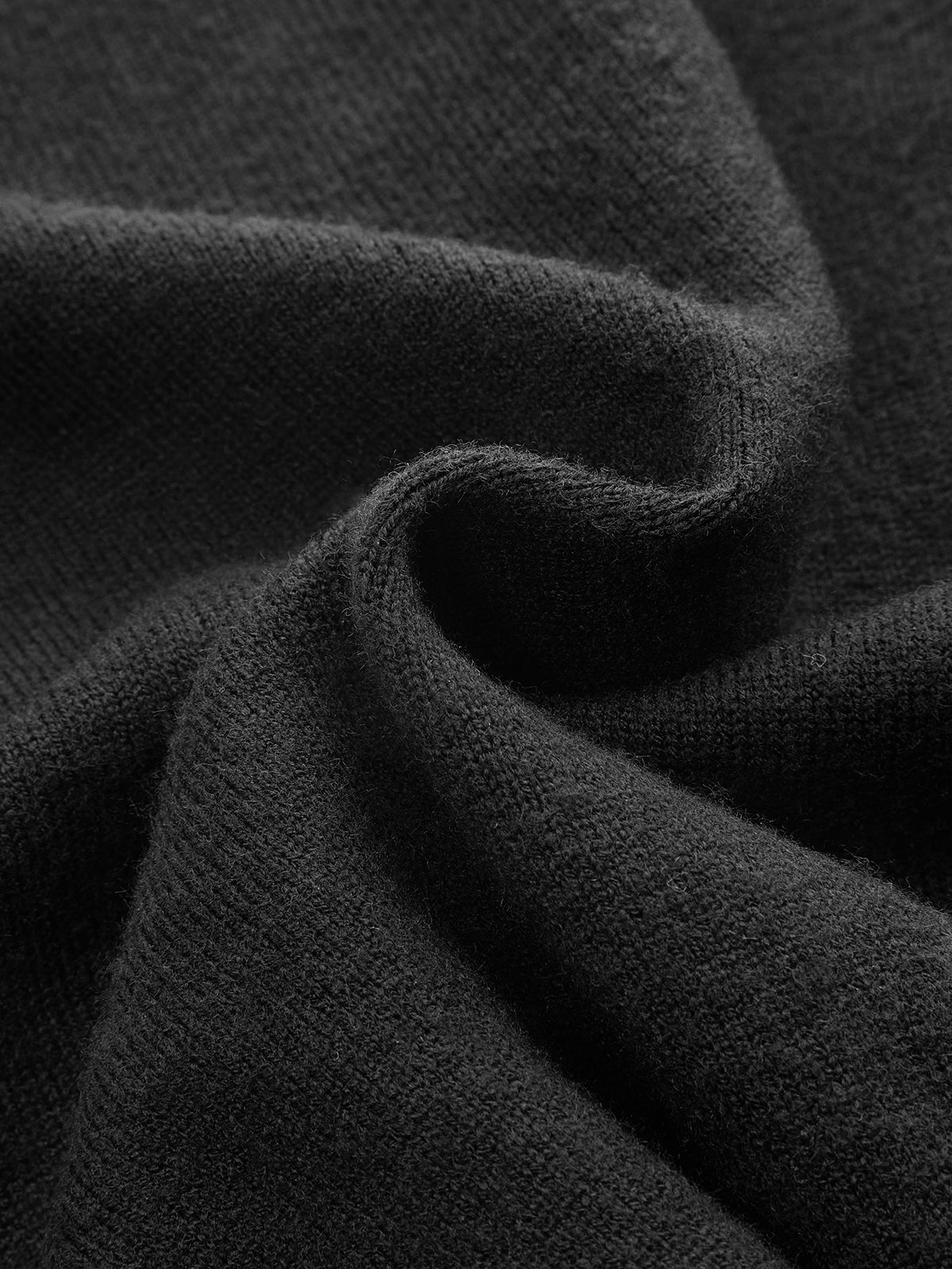 Lace-Trimmed Wrap V-Neck Knit Top