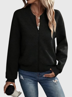 Laurie | Textured Zip Jacket