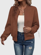 Laurie | Textured Zip Jacket